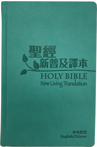 聖經．新普及譯本中英對照．碧藍皮硬面